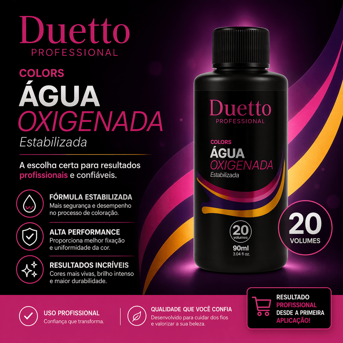Agua Oxigenada Duetto 20 VOL 90 ML