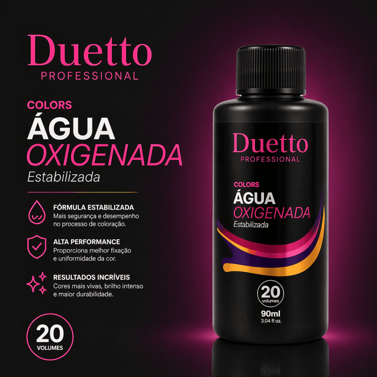 Agua Oxigenada Duetto 20 VOL 90 ML