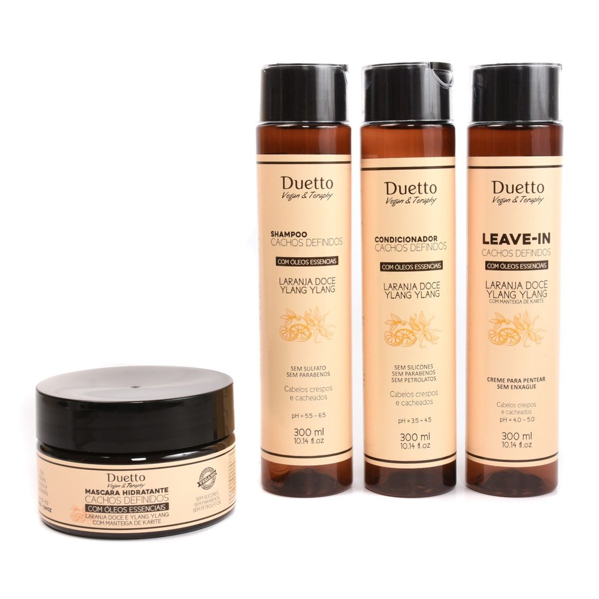 Kit Vegano Cachos Definidos Vegan & Teraphy Duetto Professional