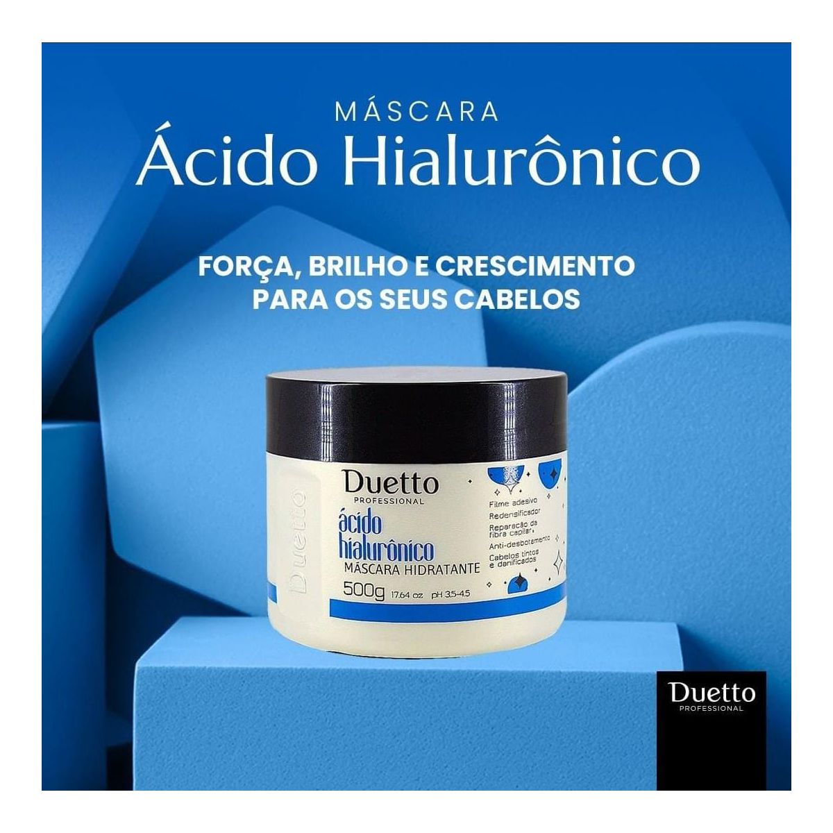 Máscara Ácido Hialurônico Duetto Professional 500g