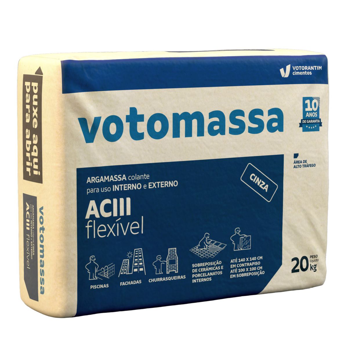 Argamassa ACIII Flexível Votomassa 20kg