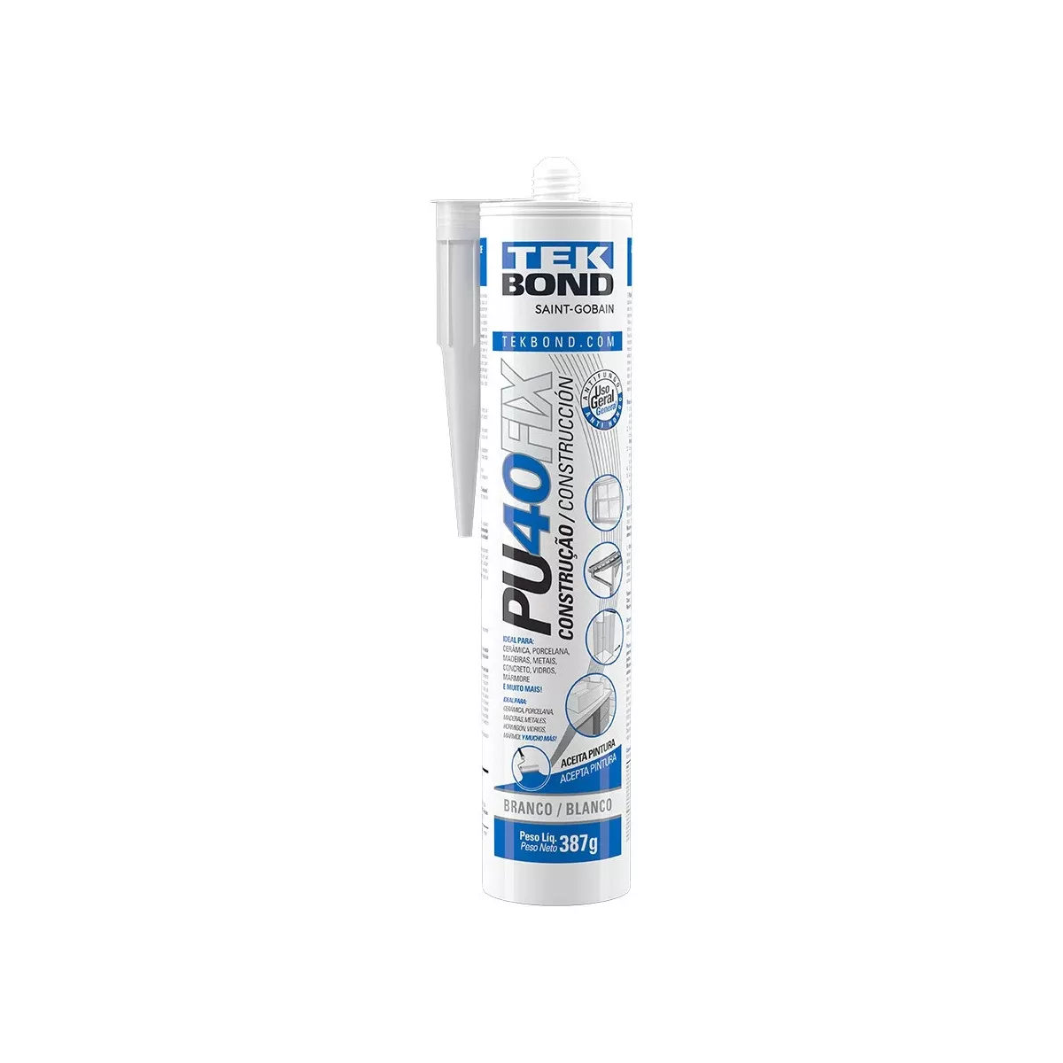 Selante PU40 Tekbond Branco - 387g