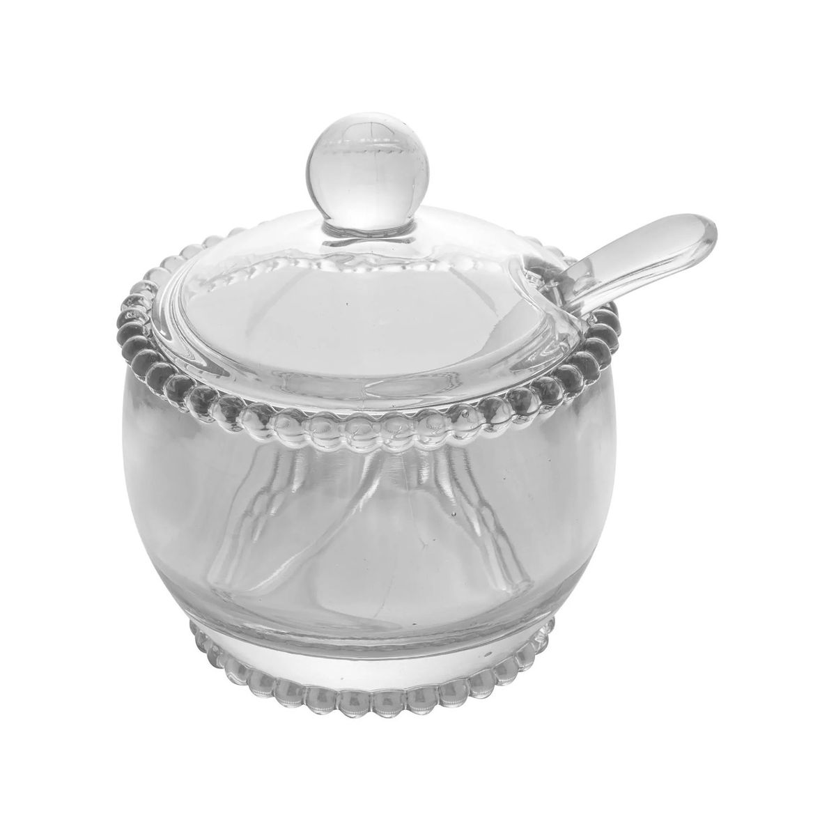 Açucareiro em cristal.Linha Pearl.