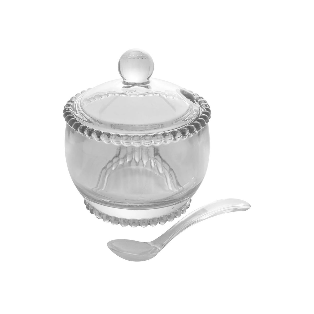 Açucareiro em cristal.Linha Pearl.