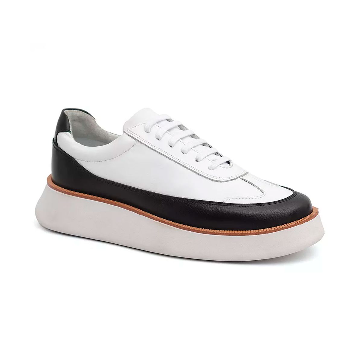 Sapato Masculino De Couro Alaska Bicolor - Mr. Light | Oficial®