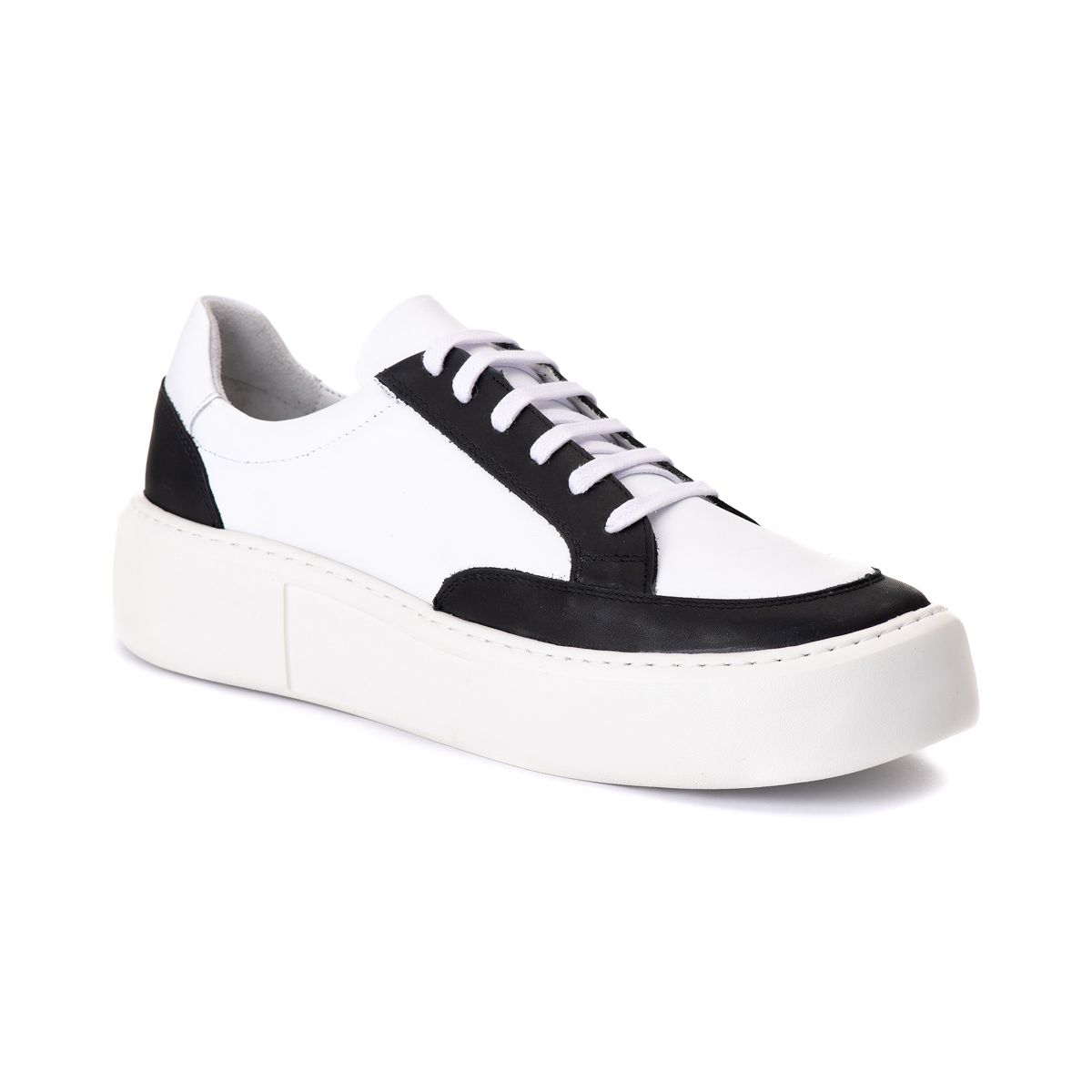 Sapato Casual Masculino Everest Branco e Preto - Mr. Light | Oficial®