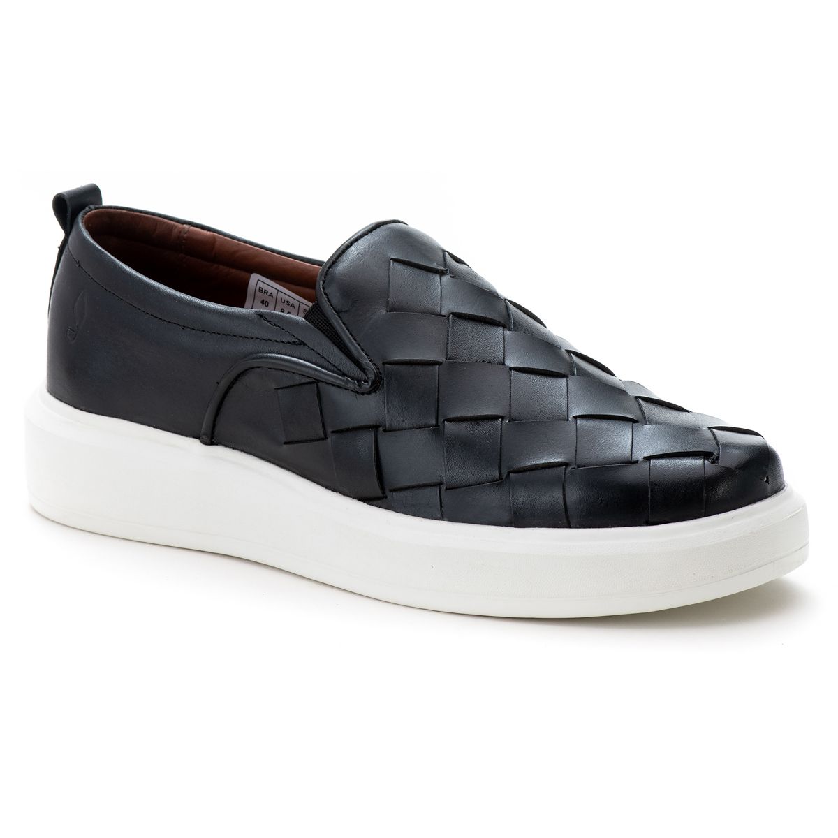 Slipp On Masculino Milão Tresse Manual Comfort Pre... - Mr. Light | Oficial®