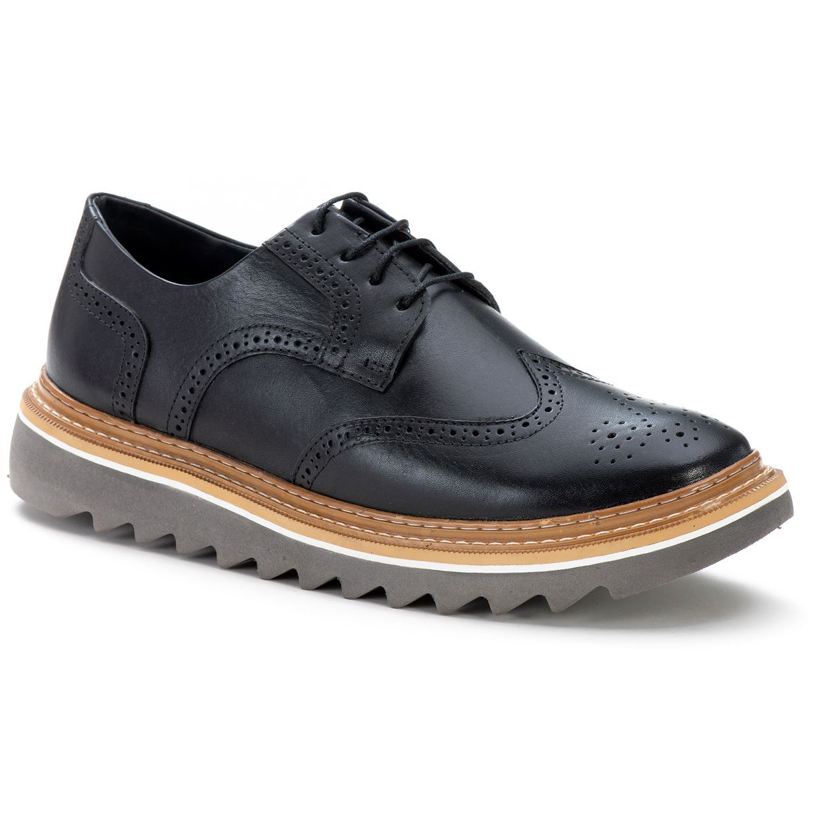 Sapato Masculino Tratorado Dubay Em Couro Preto - Mr. Light | Oficial®