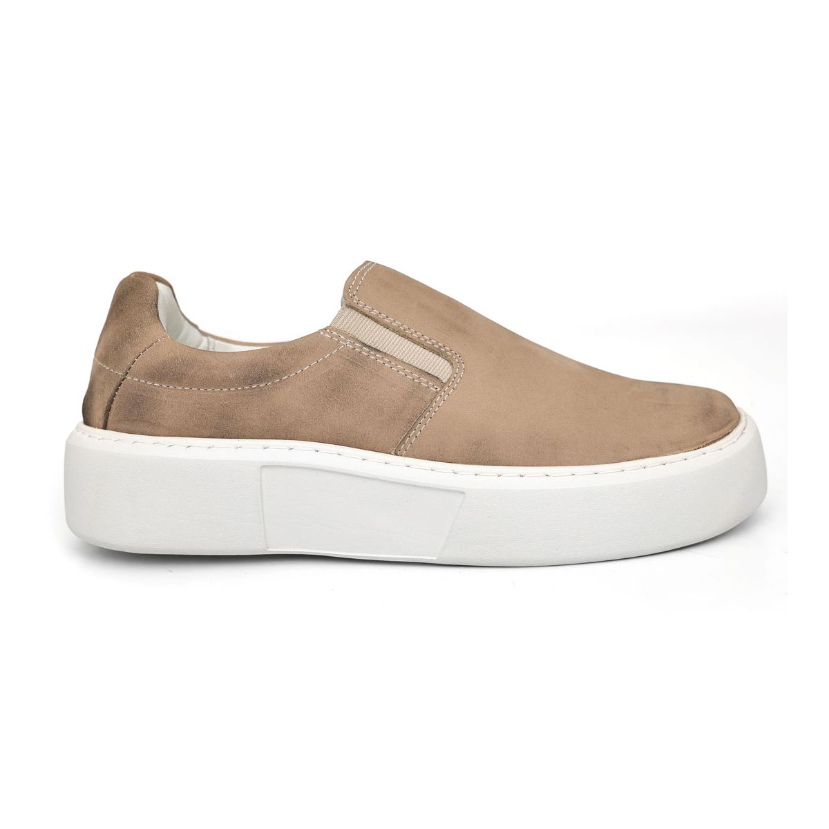 Sapato Masculino Nobuck Everest Areia - Mr. Light | Oficial®