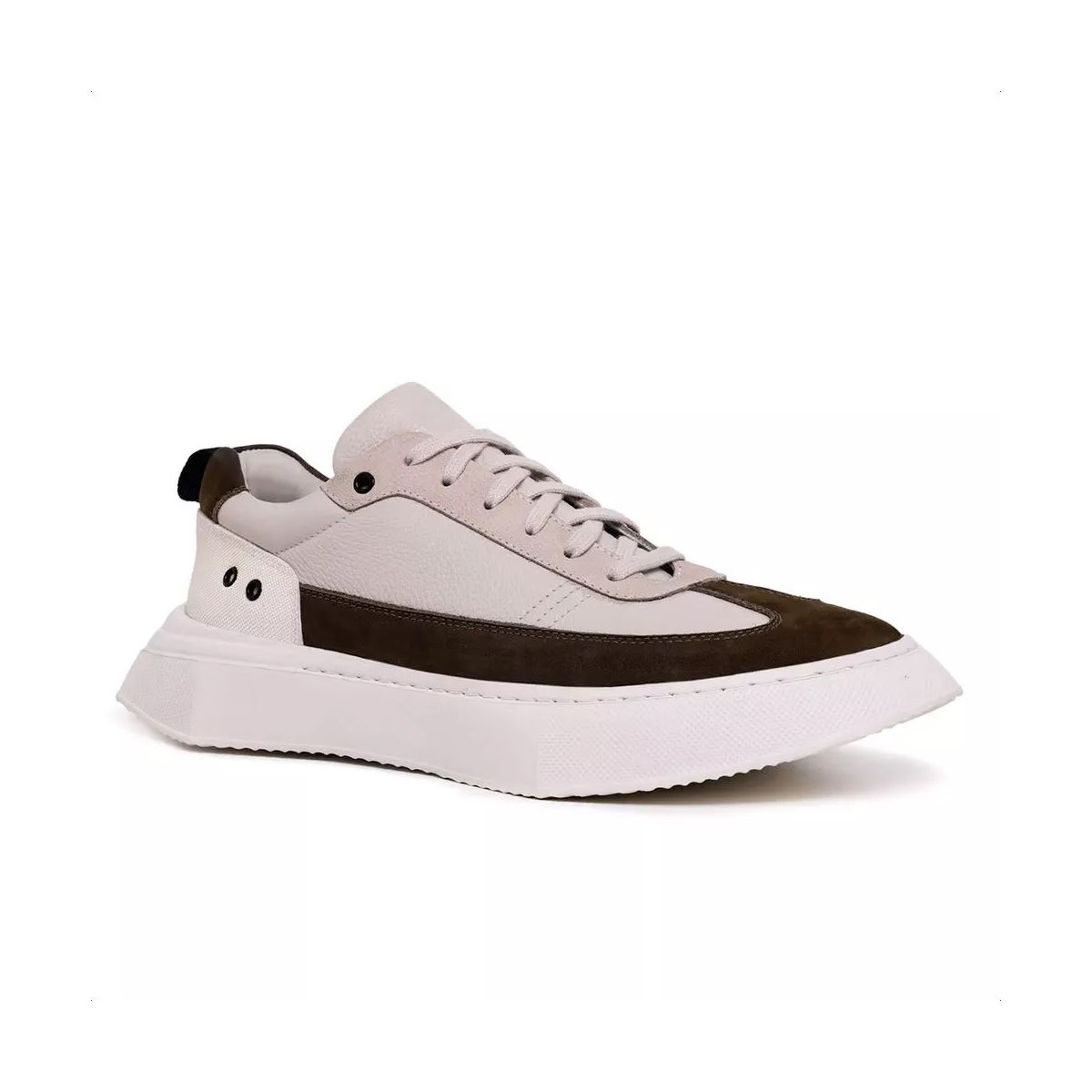 Tenis Masculino Fly Bege Nobuck Militar Selaria Be... - Mr. Light | Oficial®