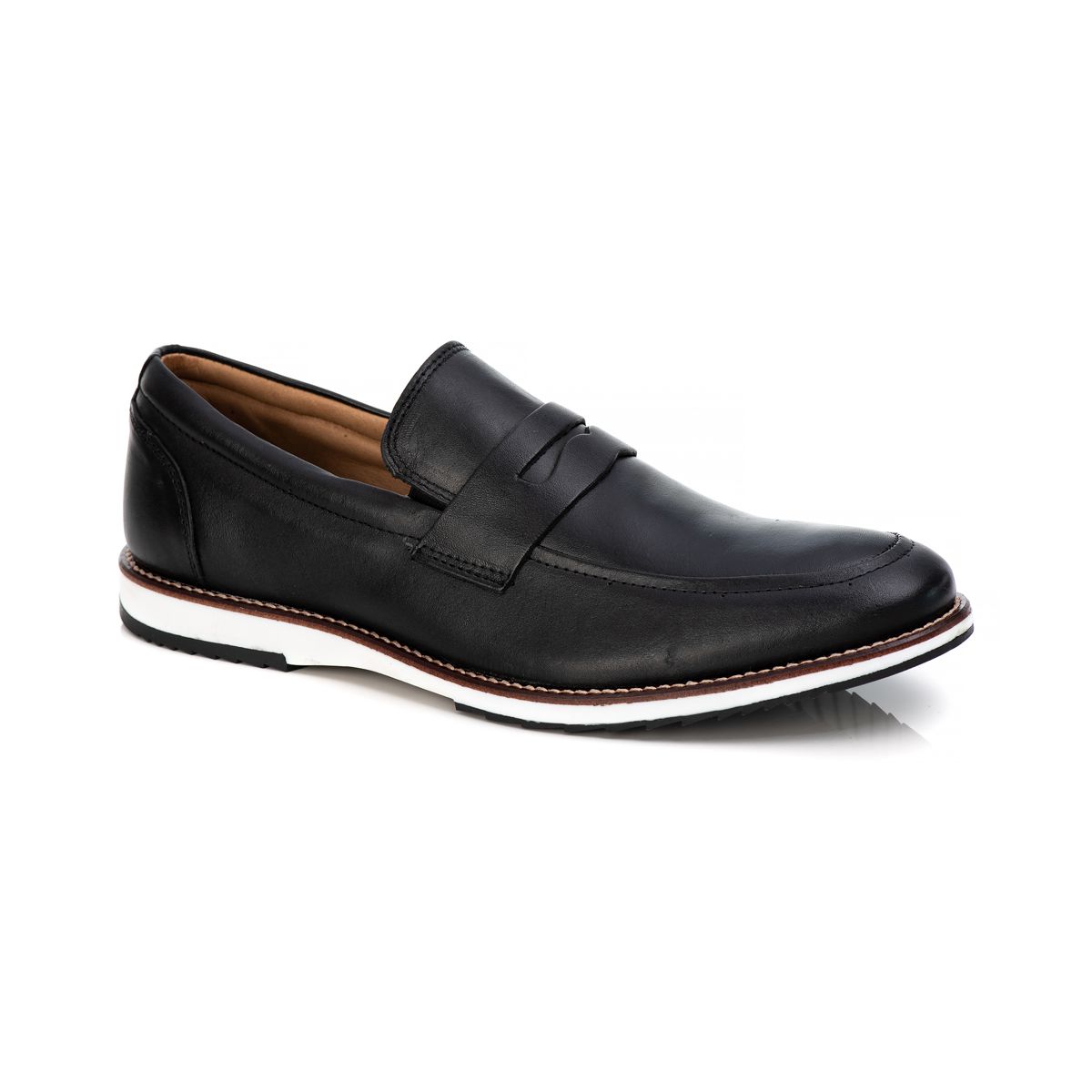  Loafer Elite Couro Premium Preto Andorra - Mr. Light | Oficial®