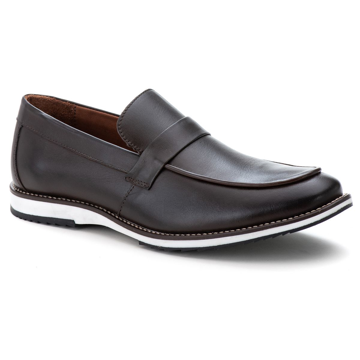 Loafer Elite Couro Premium Cafe Andorra - Mr. Light | Oficial®
