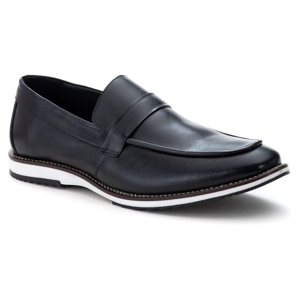 Loafer Elite Couro Premium Preto Andorra - Mr. Light | Oficial®