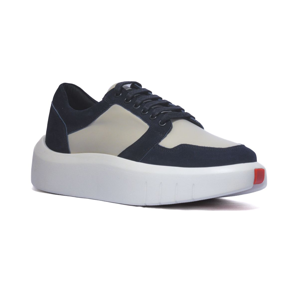 Tenis Masculino Confort Offwhite-marinho Hongkong ... - Mr. Light | Oficial®