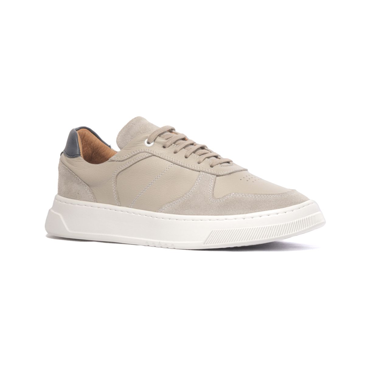 Tenis Masculino Fly Bege Camurça Areia Comfort Pre... - Mr. Light | Oficial®