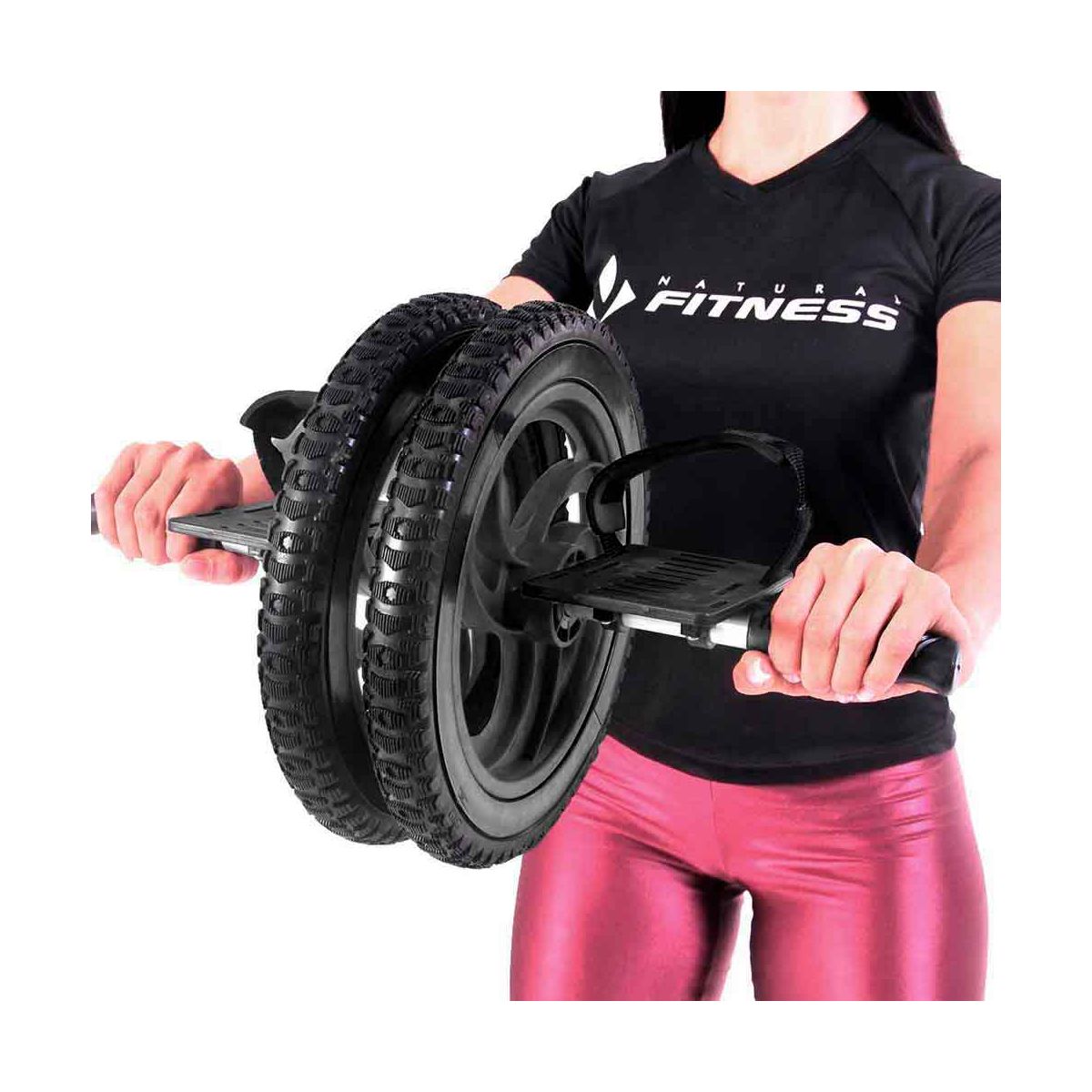 Roda Abdominal Power Dupla Profissional em ABS Cross Training