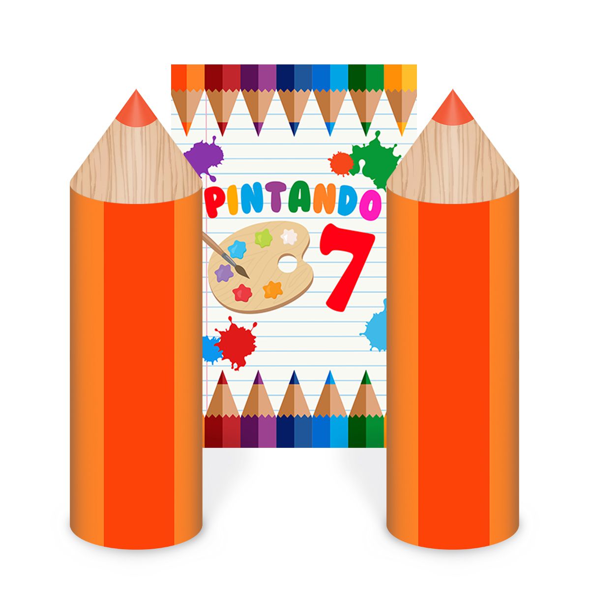 Kit Capas Castelo Pintand... - Painel Festivo