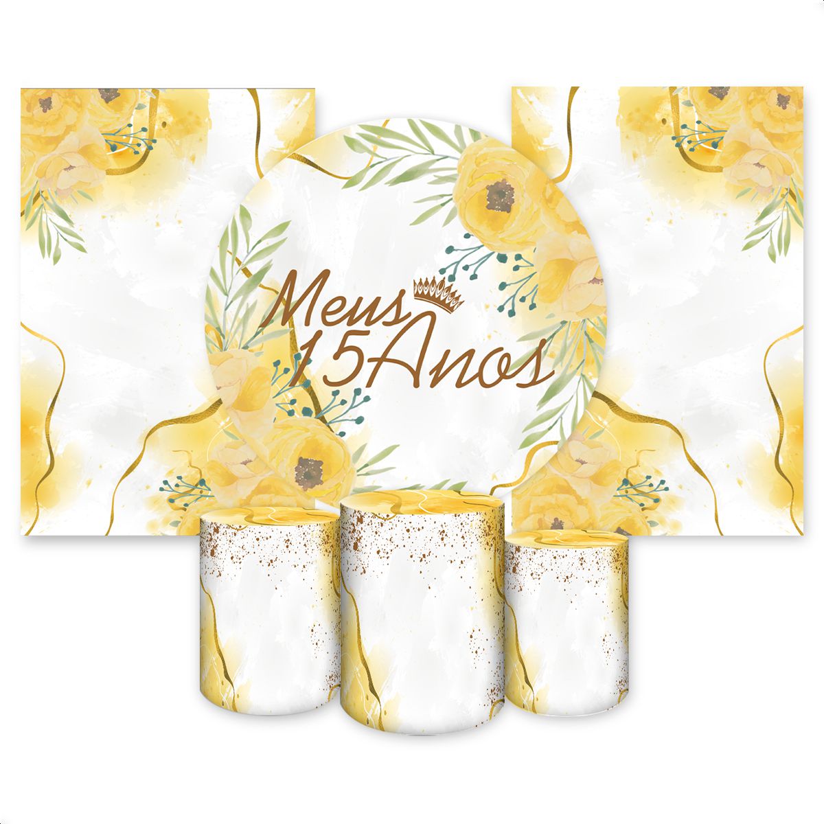 Kit Capa Painel Redondo +... - Painel Festivo