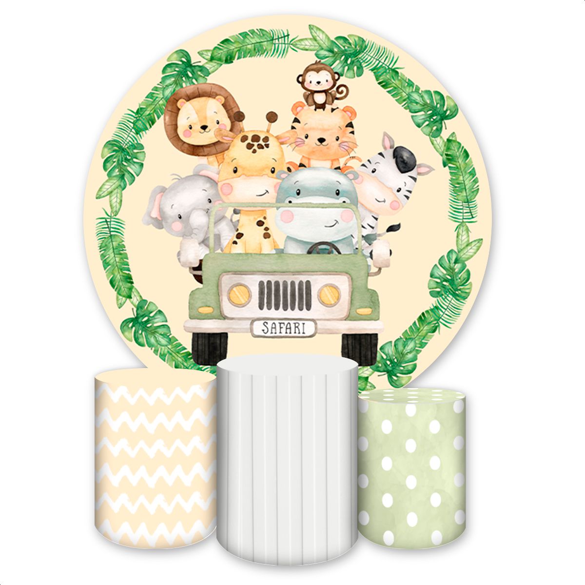 KIT COMPLETO 4 CAPAS SAFARI - 2131 - KIT COMPLETO 2131 - Painel Festivo