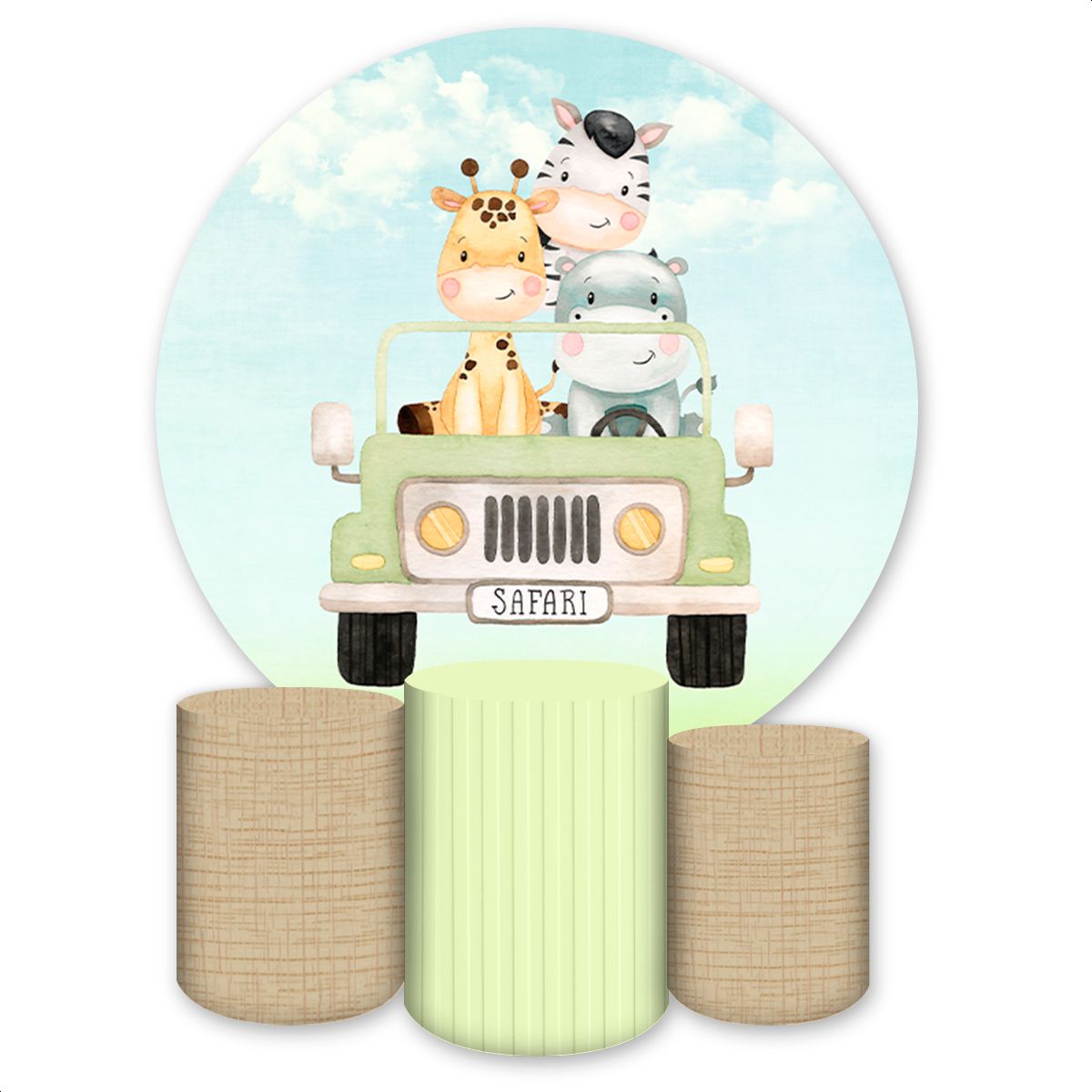 KIT COMPLETO 4 CAPAS SAFARI - 2132 - KIT COMPLETO 2132 - Painel Festivo