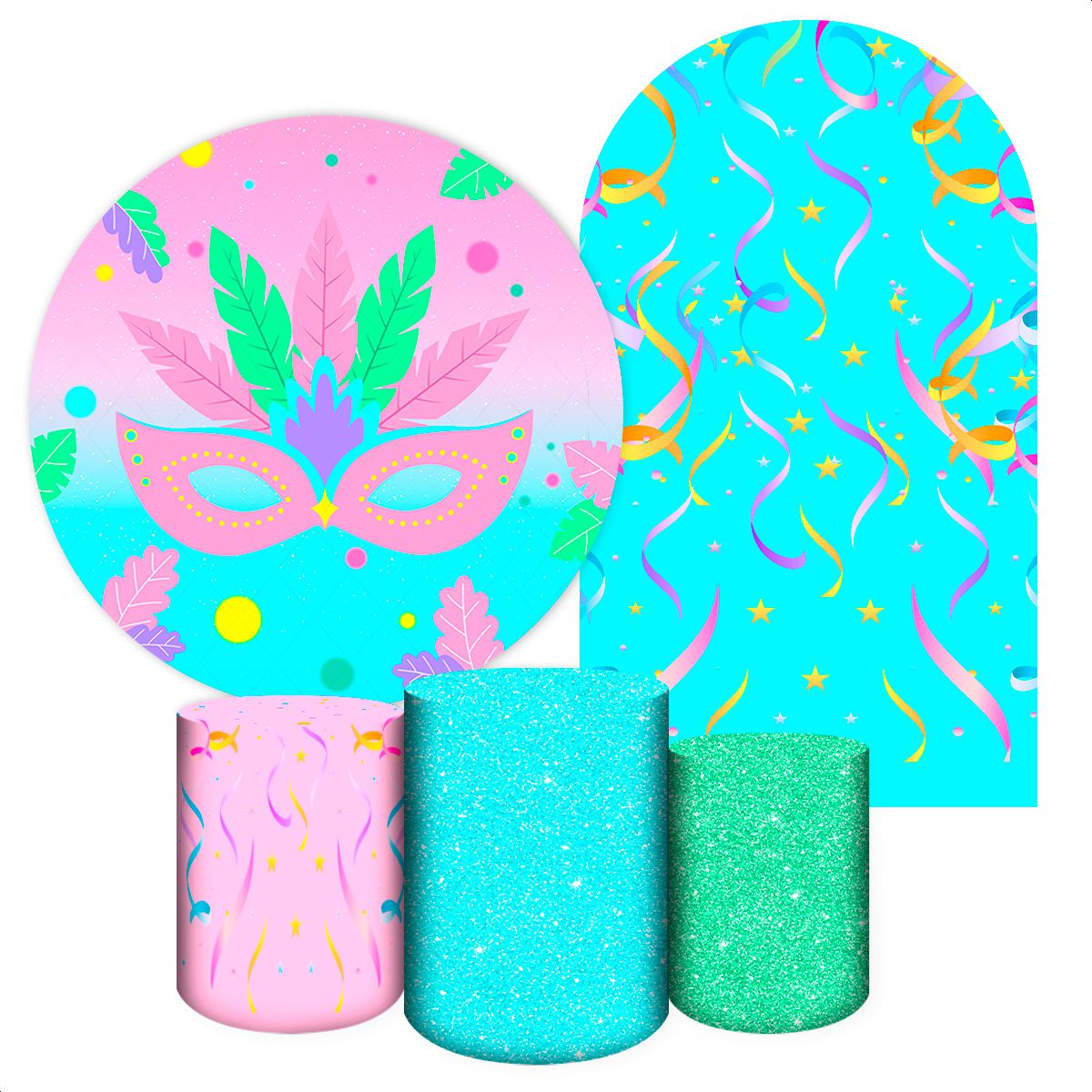 KIT COMPLETO + ROMANO CARNAVAL 2156 - KIT COMPLETO + ROMANO 2156 - Painel Festivo