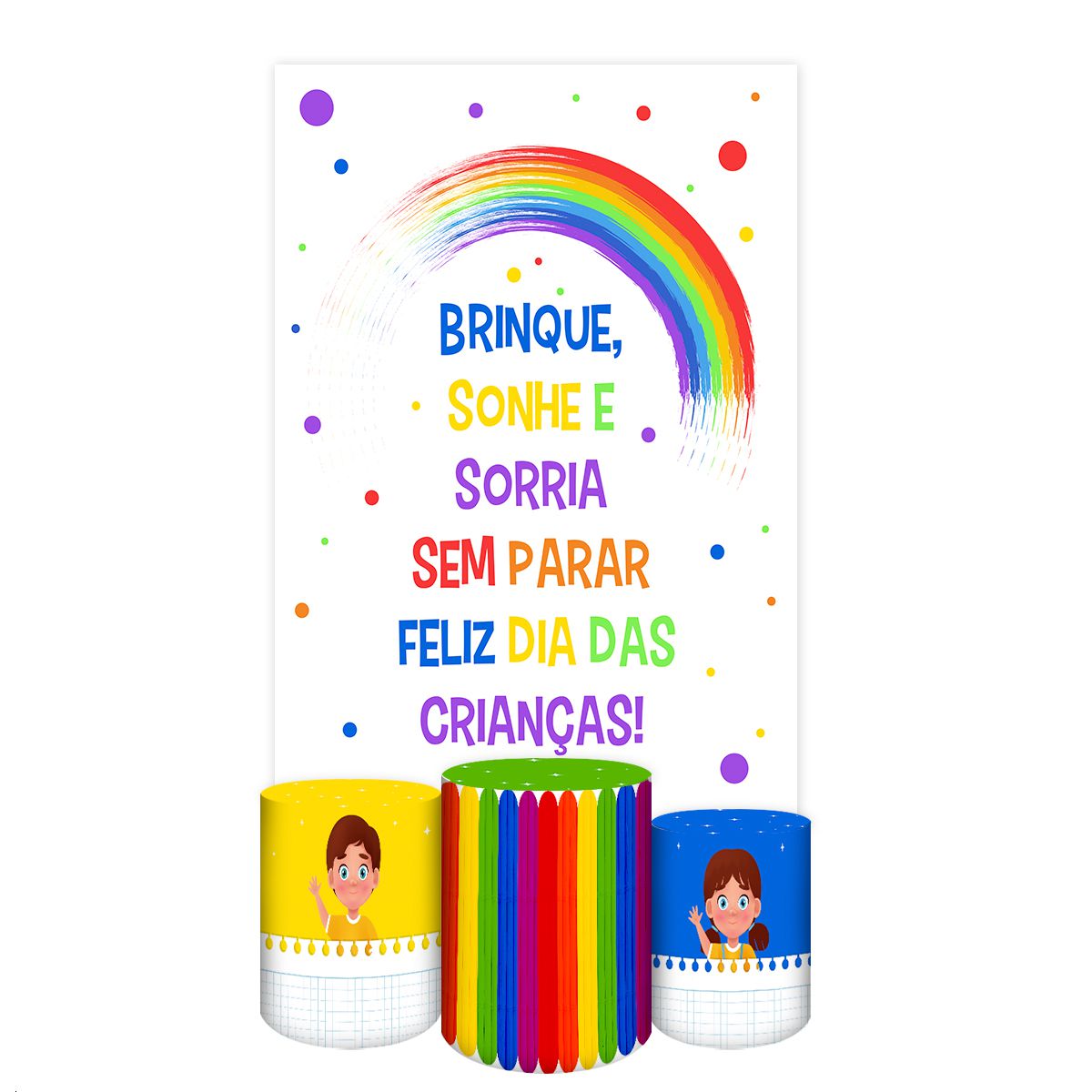 Capa Retangular + Trio Ca... - Painel Festivo