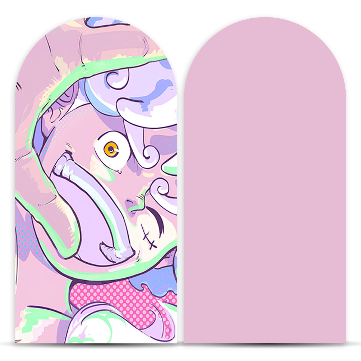 Painel Romano Tema One Piece 2502 - Painel Romano 2502 - Painel Festivo