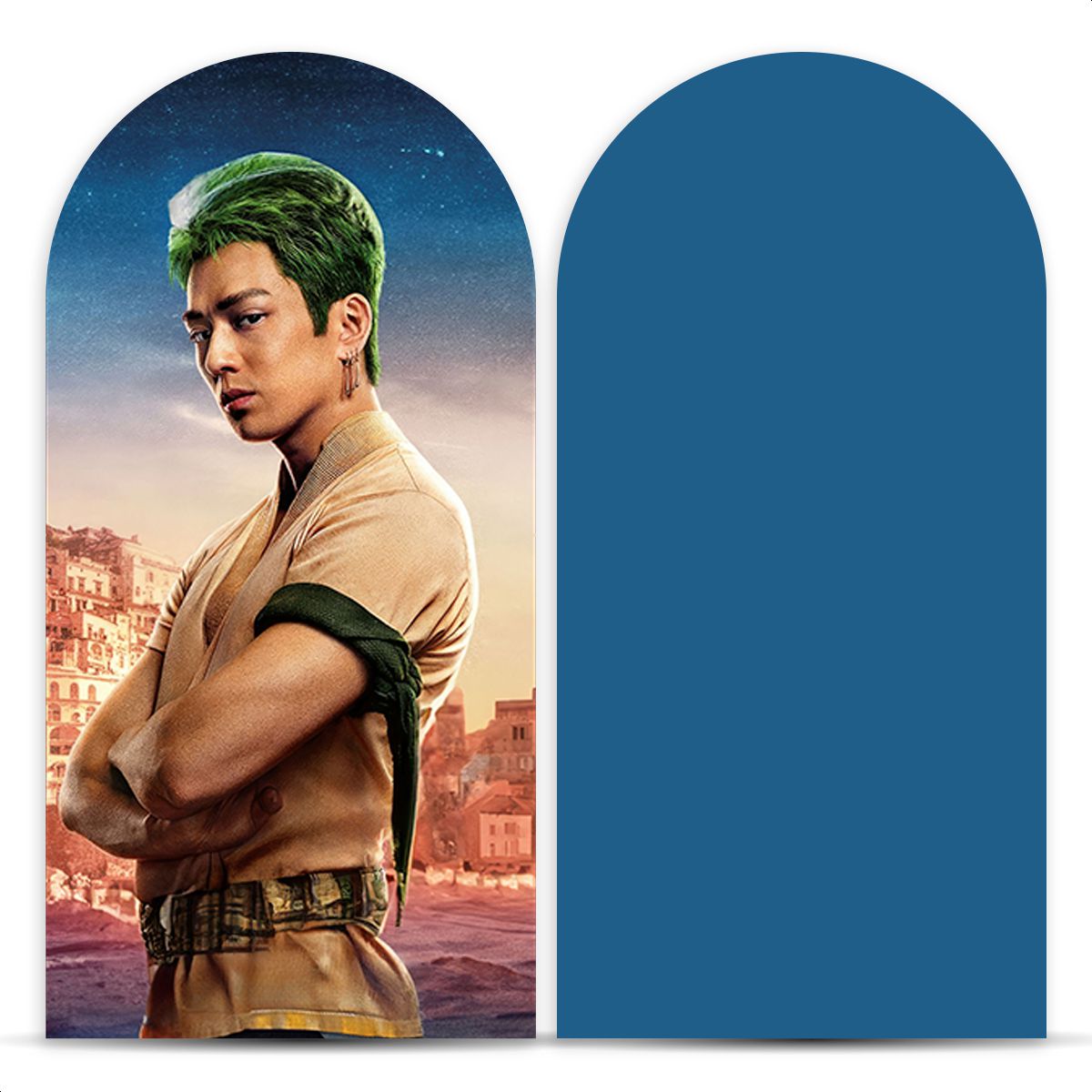 Painel Romano Tema One Piece 2504 - Painel Romano 2504 - Painel Festivo