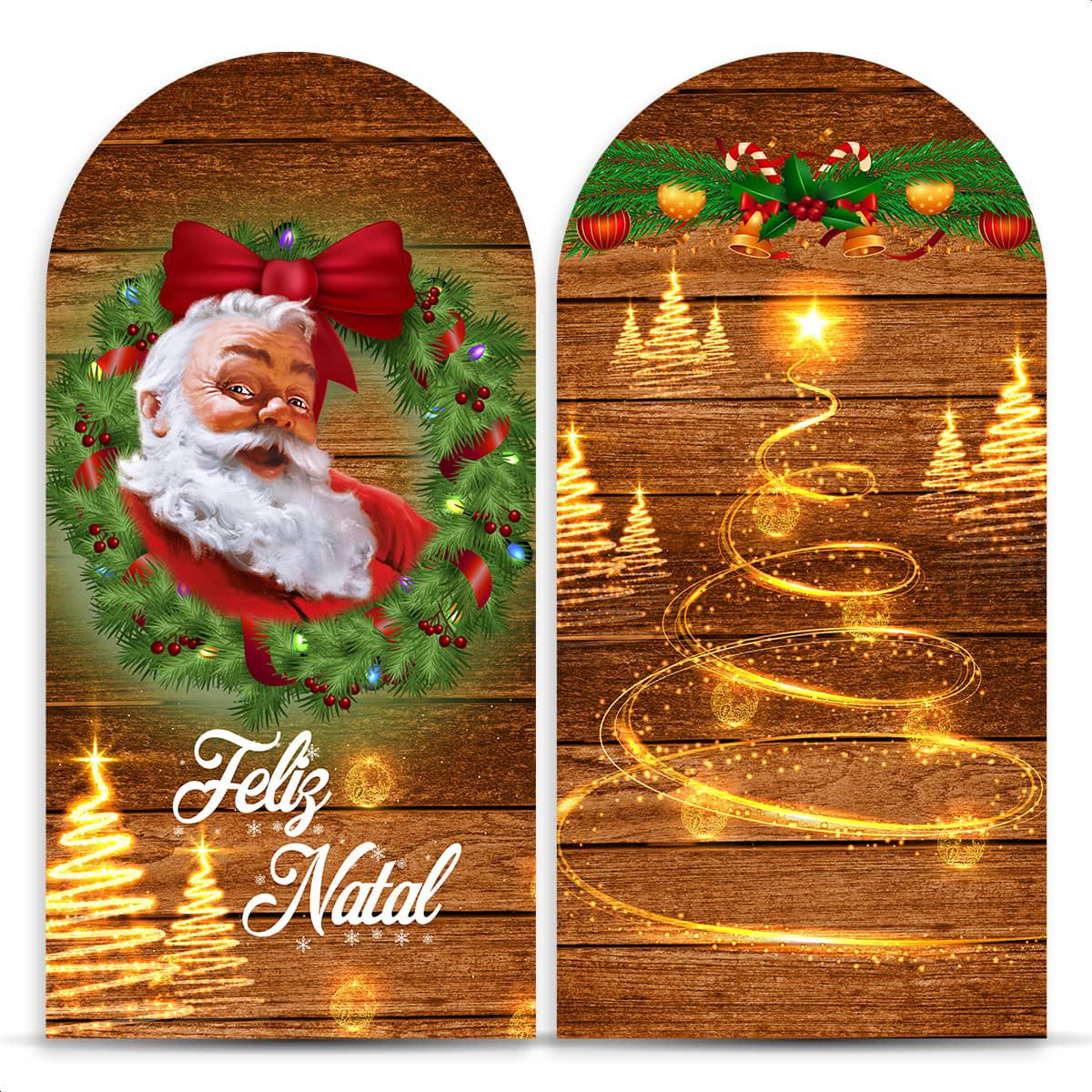 Painel Romano Tema Natal 2511 - Painel Romano 2511 - Painel Festivo
