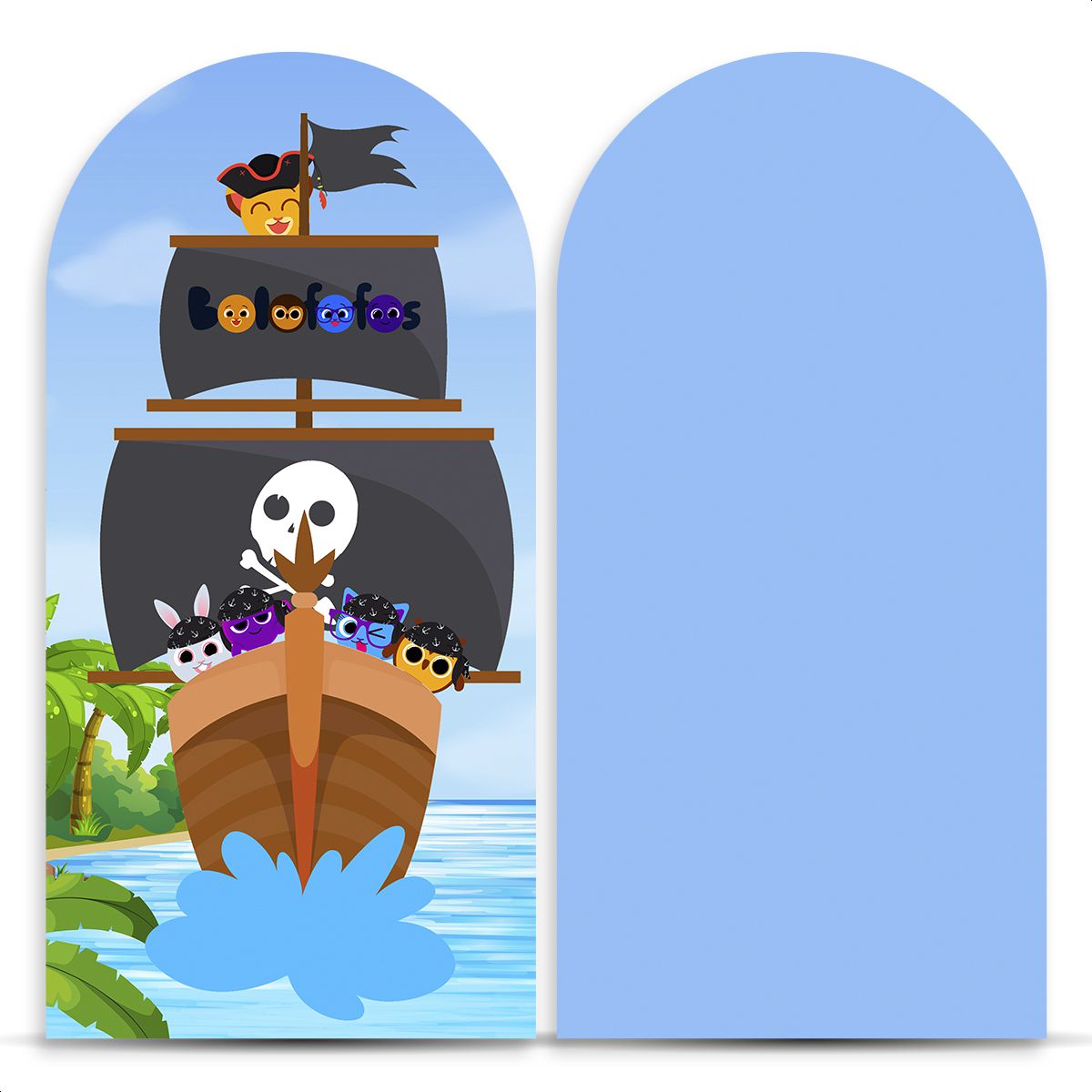 Painel Romano Tema Bolofofos 2528 - Painel Romano 2528 - Painel Festivo