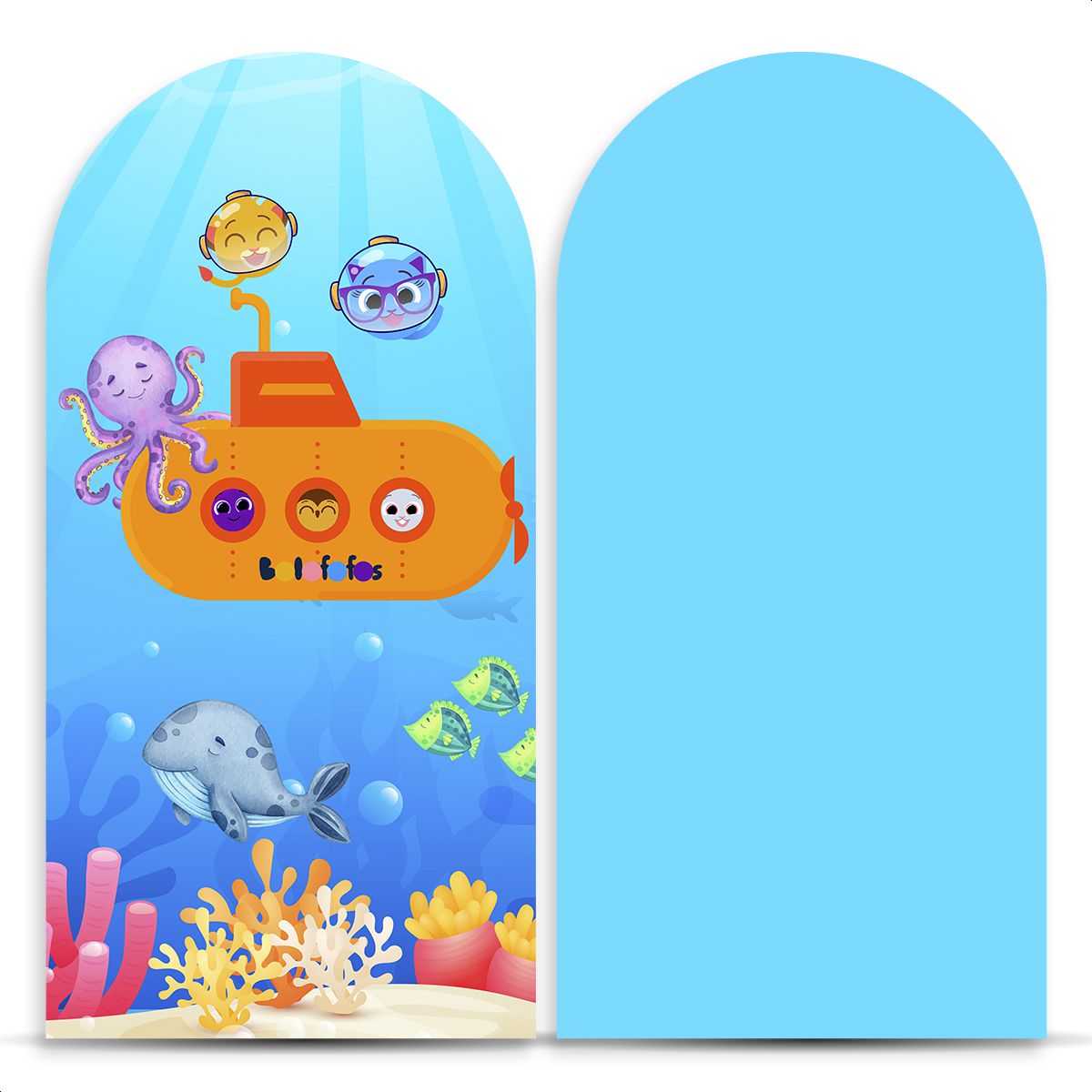 Painel Romano Tema Bolofofos 2530 - Painel Romano 2530 - Painel Festivo