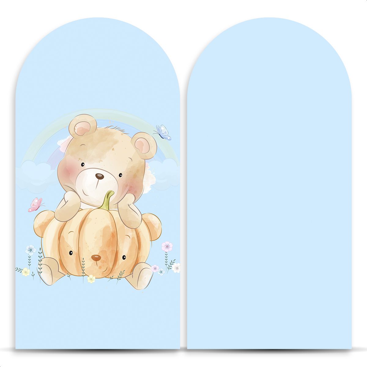 Painel Romano Tema Ursinho 2558 - Painel Romano 2558 - Painel Festivo