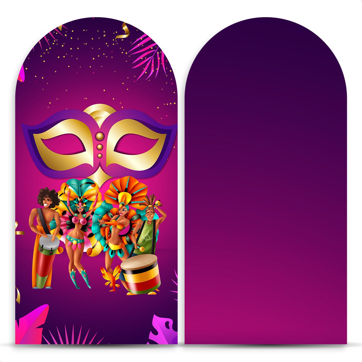 Painel Romano Tema Carnaval 2575 - Painel Romano 2575 - Painel Festivo