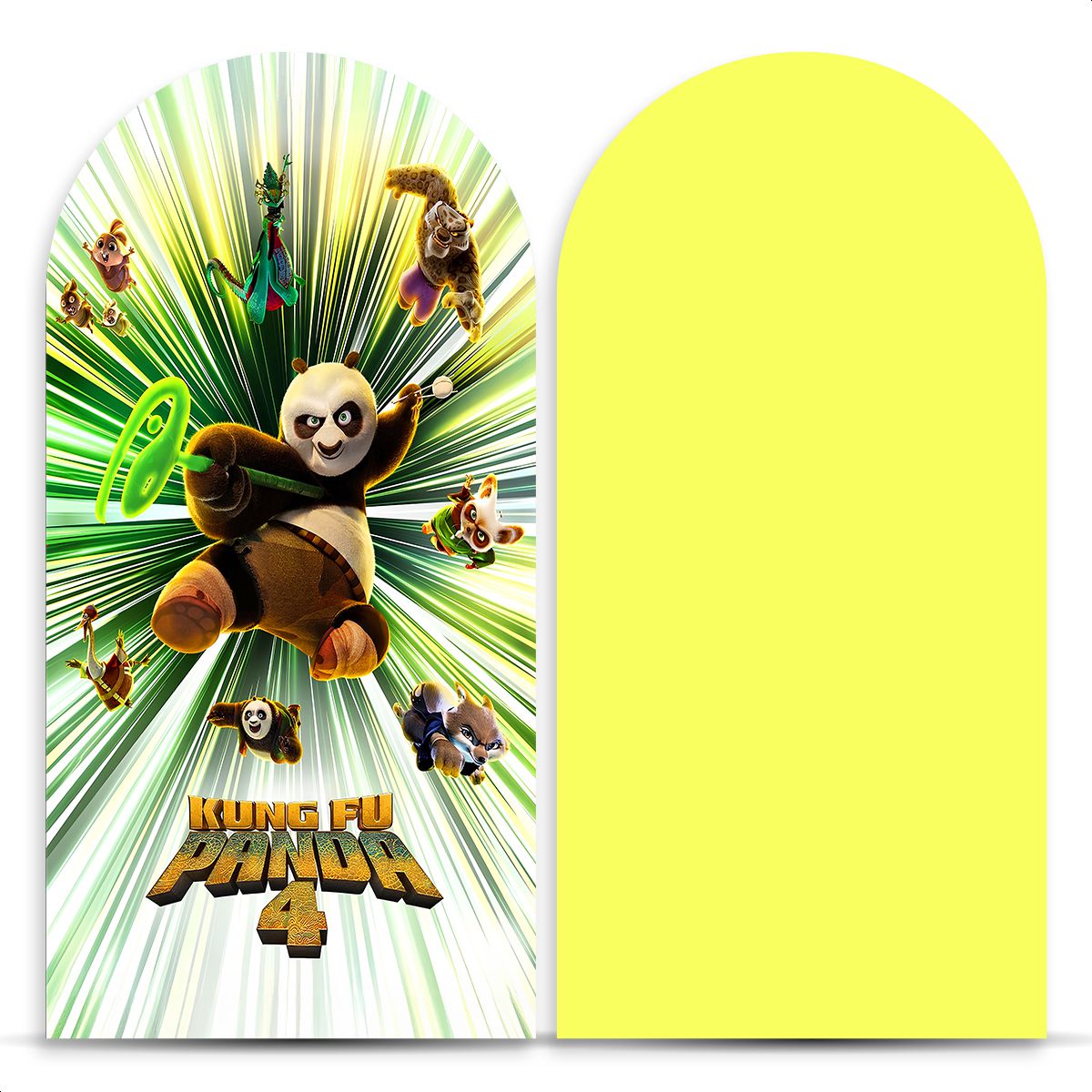 Painel Romano Tema Kung Fu Panda 2587 - Painel Romano 2587 - Painel Festivo