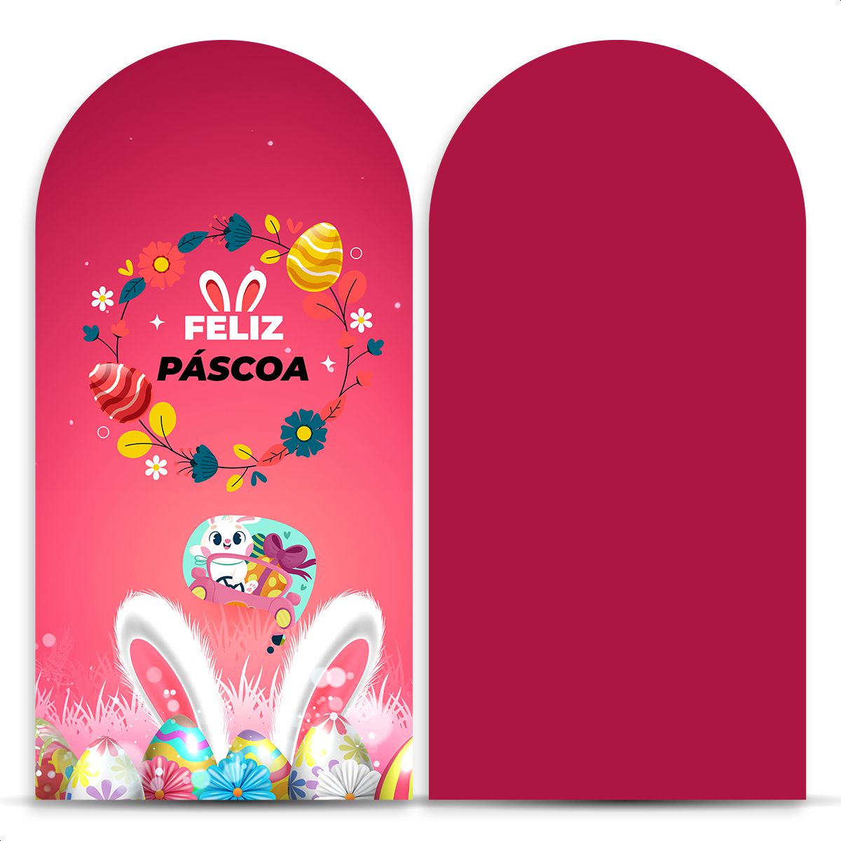 Painel Romano Tema Pascoa 2619 - Painel Romano 2619 - Painel Festivo