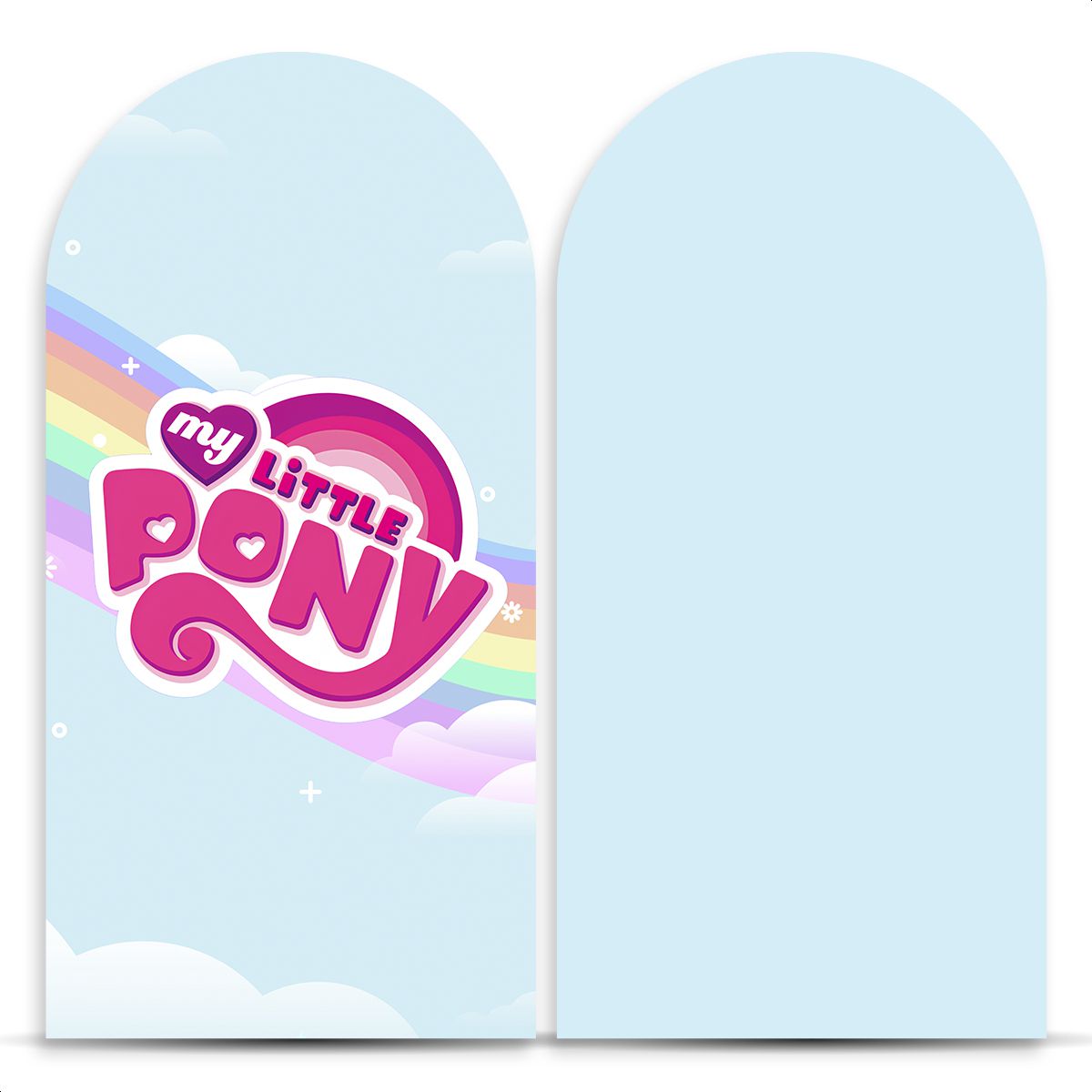 Painel Romano Tema My Little Pony 2645 - Painel Romano 2645 - Painel Festivo