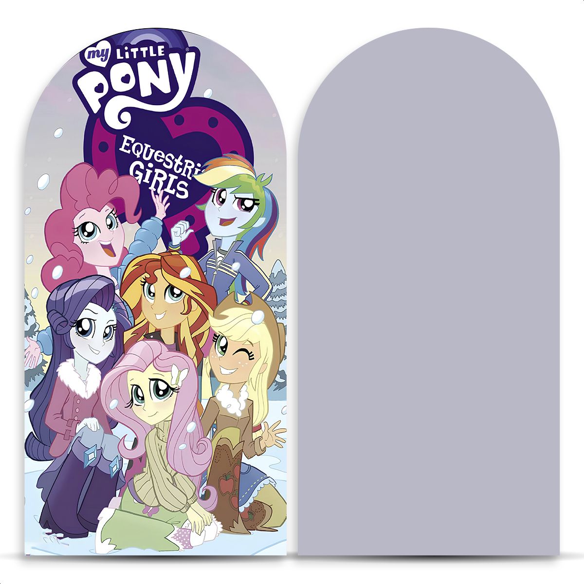 Painel Romano Tema My Little Pony 2648 - Painel Romano 2648 - Painel Festivo