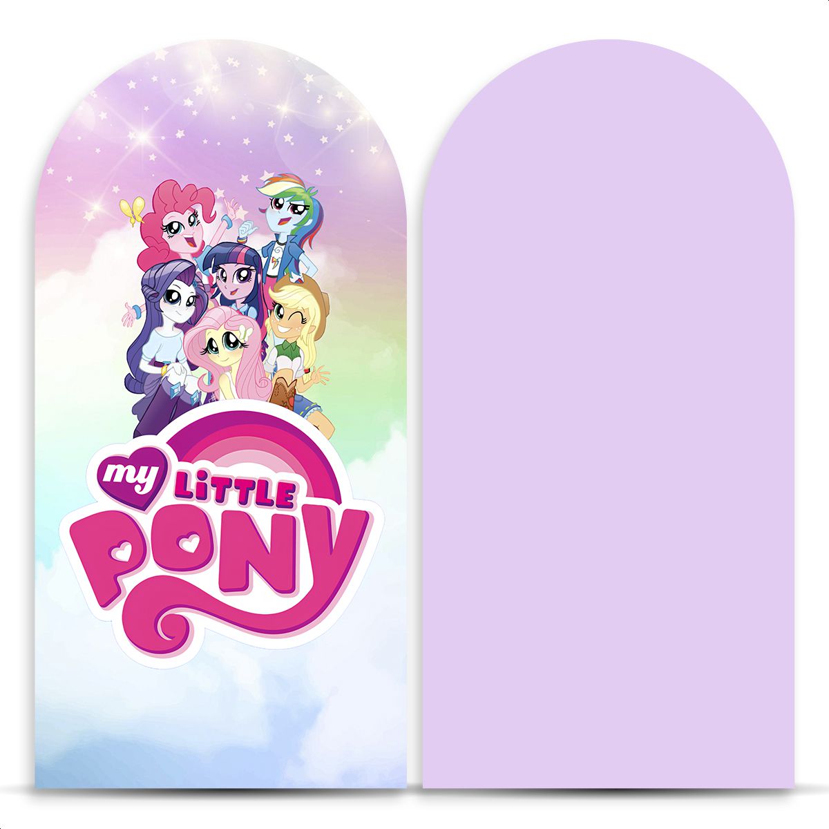 Painel Romano Tema My Little Pony 2649 - Painel Romano 2649 - Painel Festivo