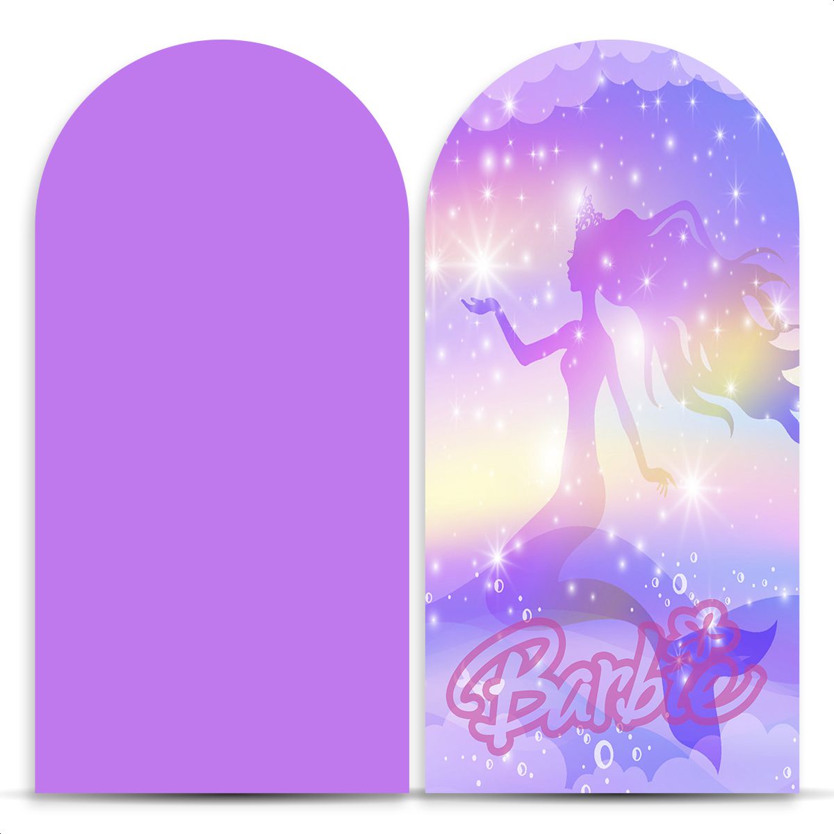 Painel Romano Tema Barbie 2652 - Painel Romano 2652 - Painel Festivo