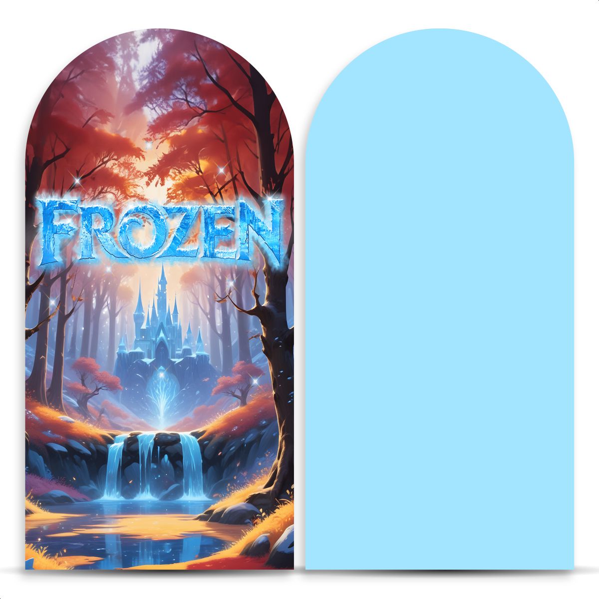 Capa Painel Romano Sublimado Tema Frozen 2705 - Pa... - Painel Festivo