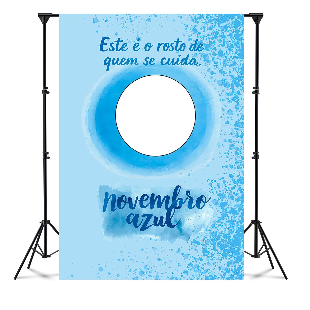 Painel Interativo Tema Novembro Azul 4004 - Painel Interativo 4004 - Painel Festivo