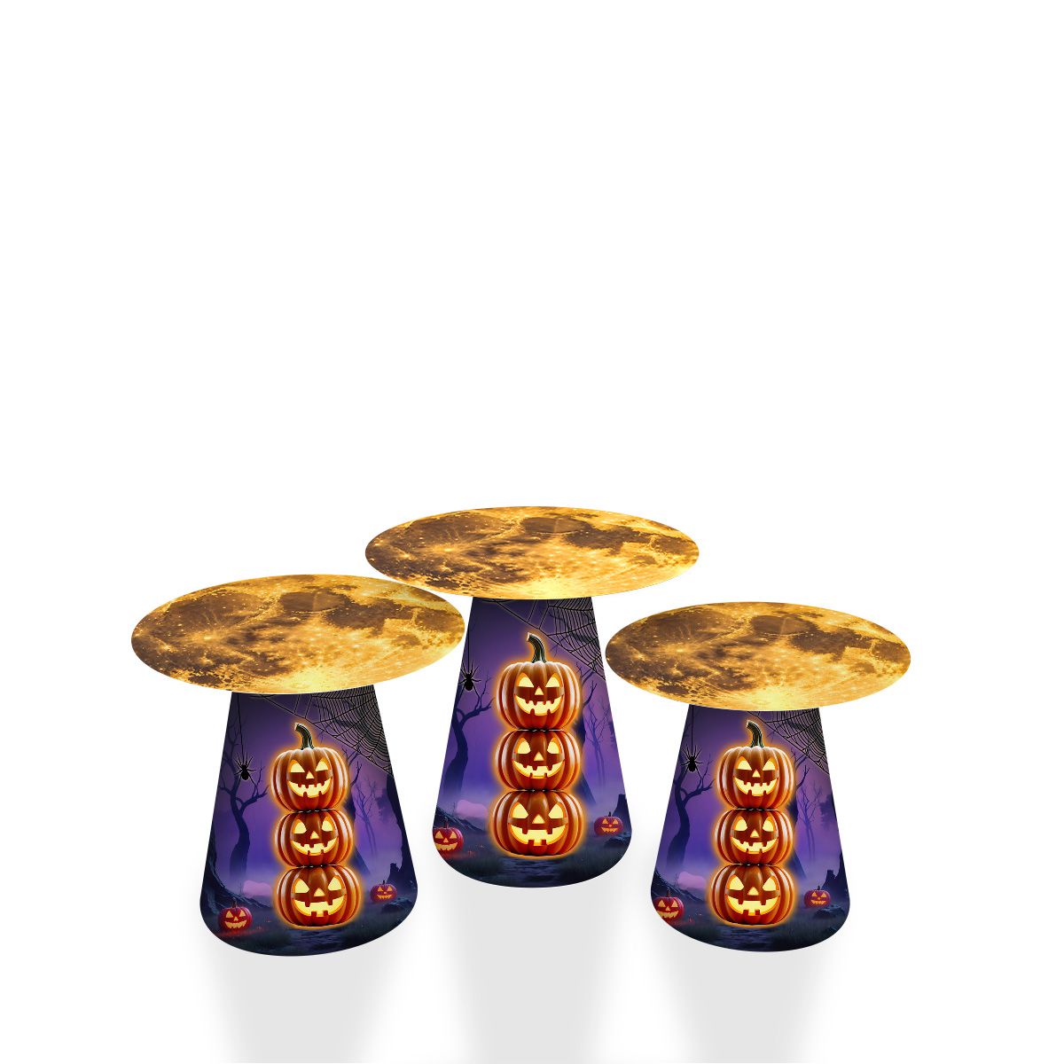 Kit Mesa Cone Tema Halloween 4006 - Kit Mesa Cone 4006 - Painel Festivo