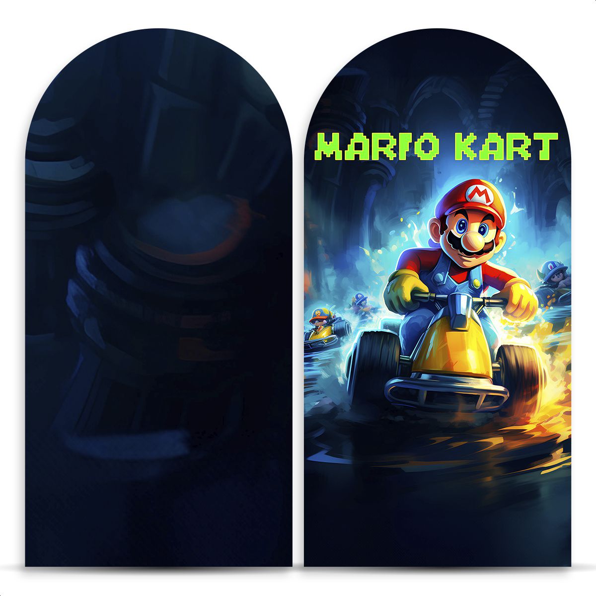 Painel Romano Tema Super Mario 4015 - Painel Romano 4015 - Painel Festivo