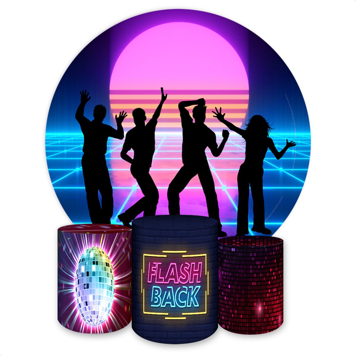 Kit 4 peças Full Tema Fes... - Painel Festivo