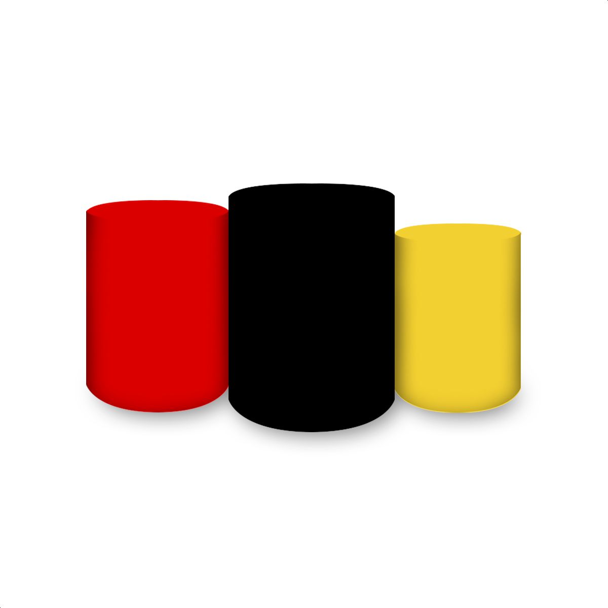 Trio Capas Cilindros Subl... - Painel Festivo
