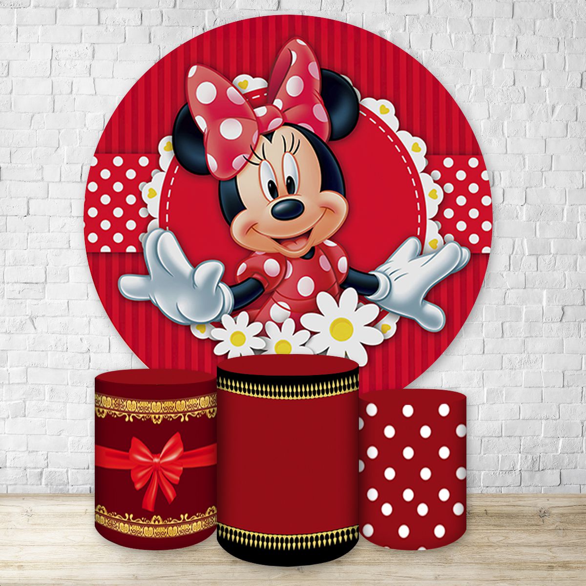 Kit 4 peças Full Tema Min... - Painel Festivo