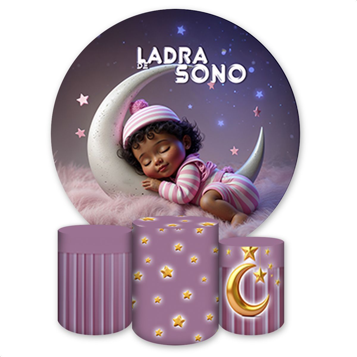 Kit 4 Capas Tema Chá de B... - Painel Festivo