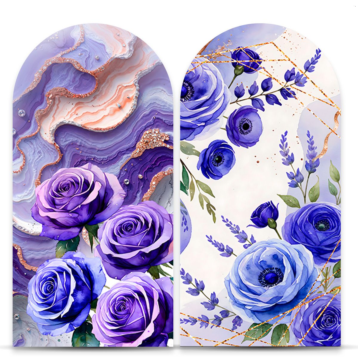 Painel Romano Tema Flores 4229 - Painel Romano 4229 - Painel Festivo