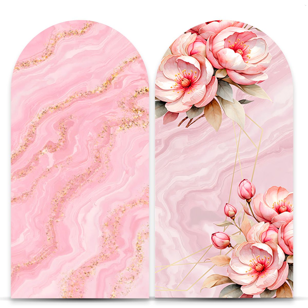 Painel Romano Tema Flores 4230 - Painel Romano 4230 - Painel Festivo