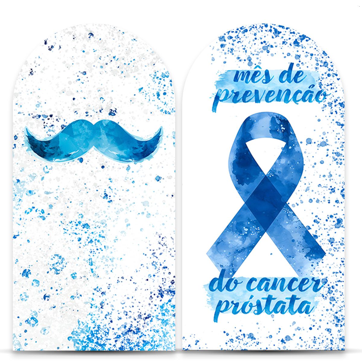 Painel Romano Tema Novembro Azul 4235 - Painel Romano 4235 - Painel Festivo